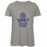 EXTREME GAMES - Grey Hand Of Fatima Blue T-shirt