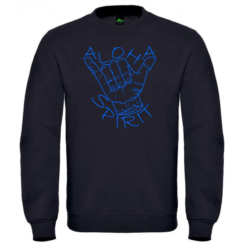 EXTREME GAMES - Black Shaka Blue Sweatshirt
