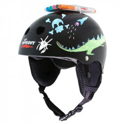 TRIPLE 8 - Wipeout Snow Black Kids Helmet