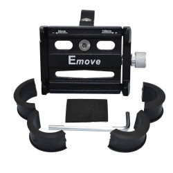 Black phone holder for Electric Scooters