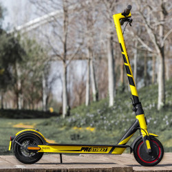 Yellow Prostreet Vinyl Sticker for Electric Scooter