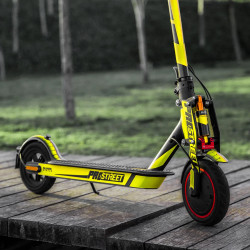 Yellow Prostreet Vinyl Sticker for Electric Scooter