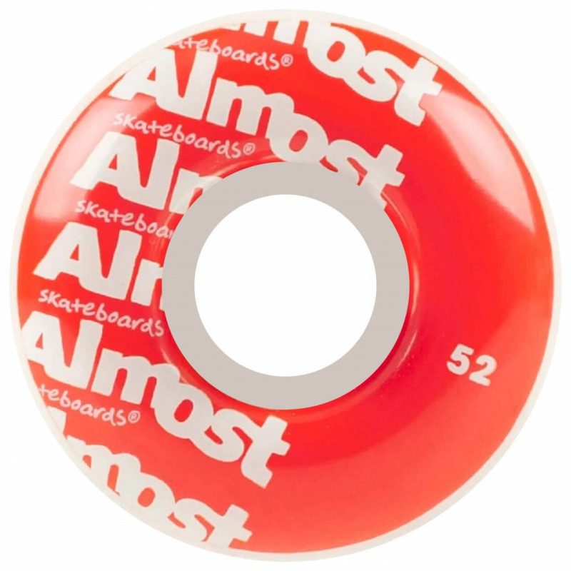 ALMOST - Logo Team Full Red 52mm 99A