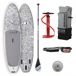 JBAY.ZONE - FRA! White Special Edition Stand Up Paddle SUP Inflatable