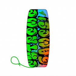 EXTREME GAMES - Wake Tag Tie Dye 2024 Pro Wood Fingersurf