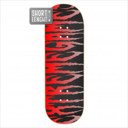 EXTREME GAMES - Evil Red Fade Short Lenght 32mm Fingerboard Deck