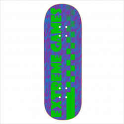 EXTREME GAMES - Checkers Purple Blue 32mm Beginner Fingerboard Deck