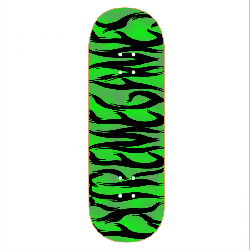 EXTREME GAMES - Jungle Green 32mm Standard Fingerboard Deck