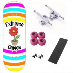 EXTREME GAMES - Spring Multicolor 30mm Beginner Fingerboard Complete