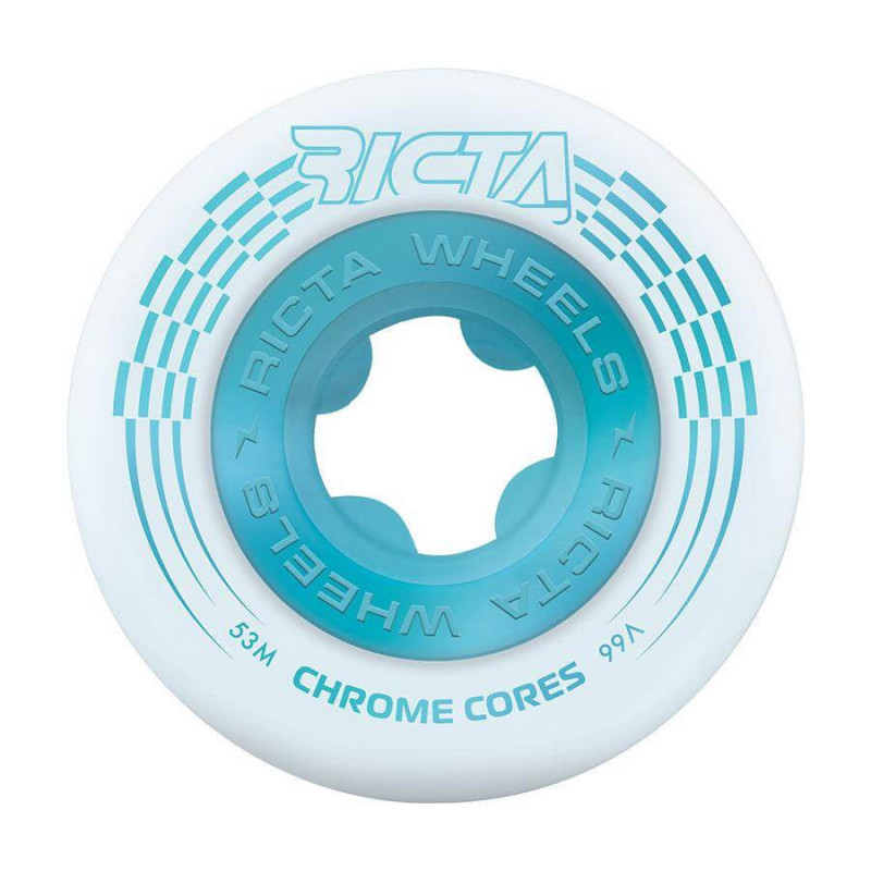 RICTA - 53mm Chrome Core White Teal 99A