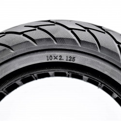 Solid Tire 10X2.125 6.5 Black For Electric Scooters
