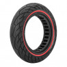 Solid Tire 10X2.5 - 6.5 (34mm) New Light Design Red Line for Electric Scooters