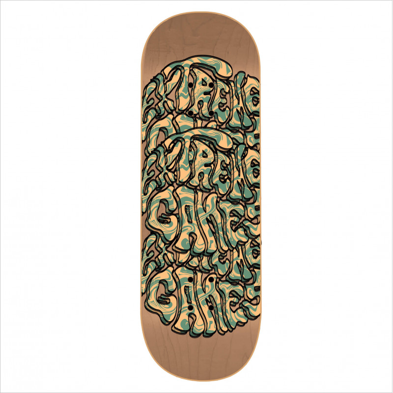 EXTREME GAMES - Slime Repeat Jungle 32mm Fingerboard Deck