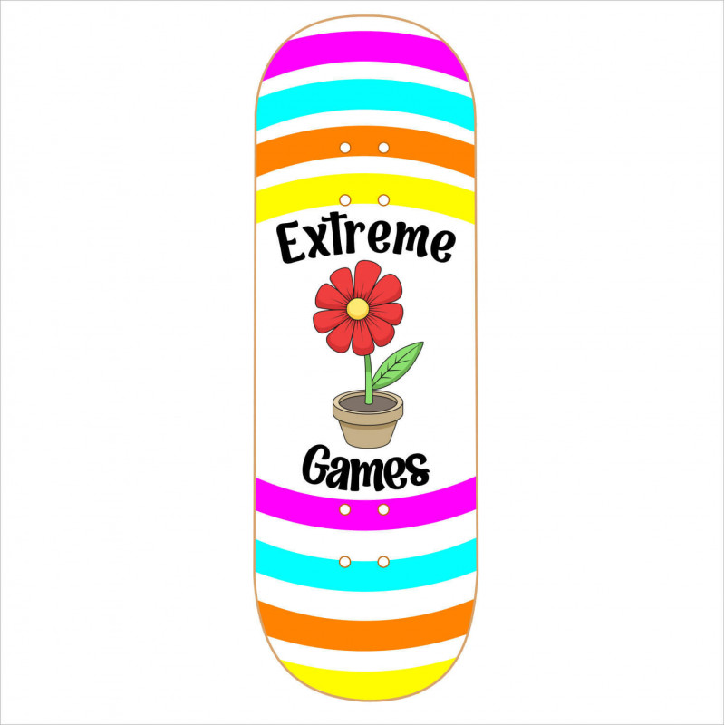 EXTREME GAMES - Spring Multicolor 30mm Fingerboard Deck