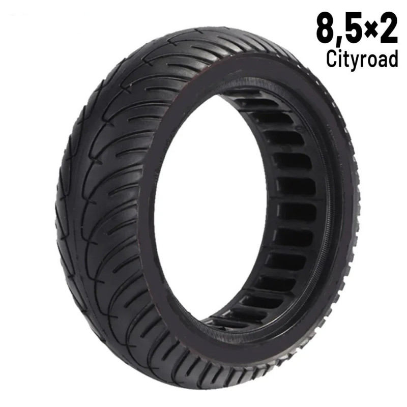 NEDONG - 8.5x2-6.1 Black Line Solid Tire for Electric Scooter