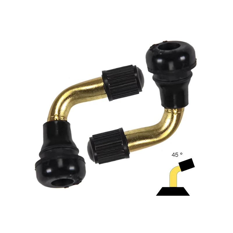 Valvola Tubeless ritorta 45º PVR 60