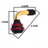 Valvola Tubeless ritorta a 90° PVR 70