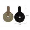 KUGOOKIRIN - Organic brake pads M4 / M4 Pro Electric Scooter