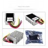Convertitore DC 12V 10A 30-90V
