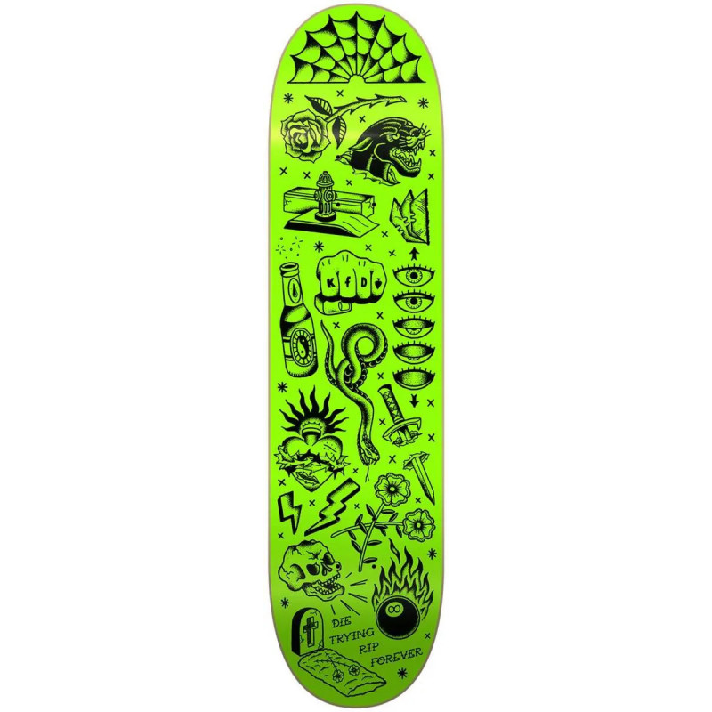 KFD - Premium Wallpaper Flash Green 8.25" Deck