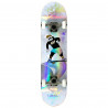 ENUFF - Skully Hologram White 7.75" x 31.5" Skateboard Complete
