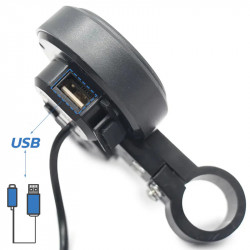 Dashboard Display with TF-100 5-Pin Accelerator for Electric Scooter