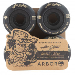 ARBOR - Suave Axel Serrat Black 58mm 80A Wheels