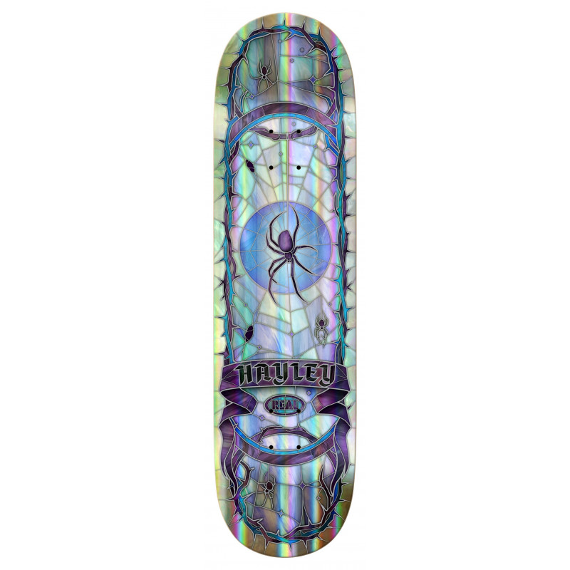 REAL - Hayley Rainbow Holo Cathedral 8.25" Deck