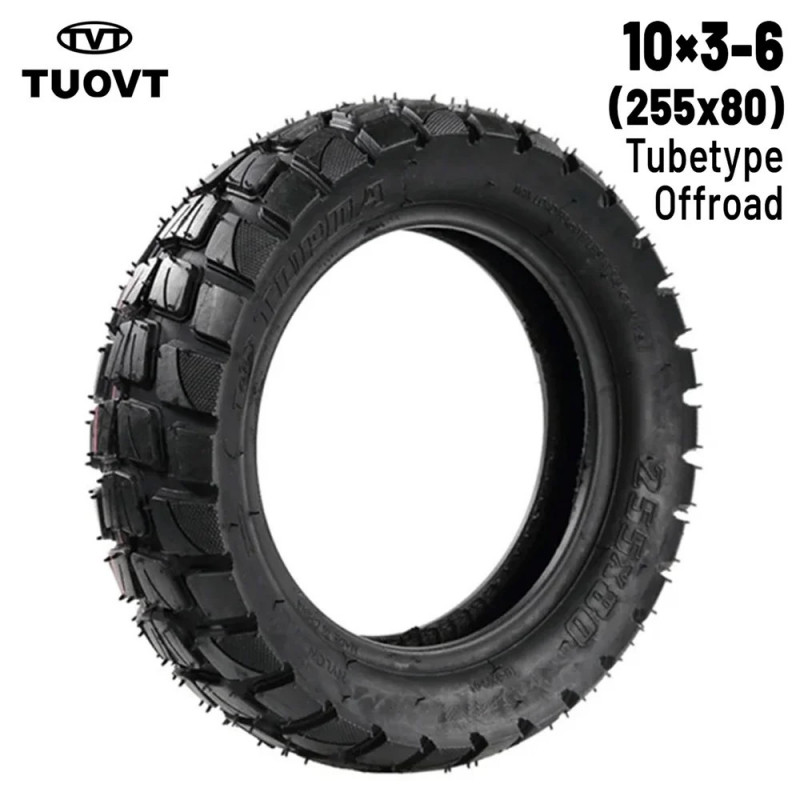 TUOVT -  Pneumatico Semi-Offroad 10×3 80/65-6 per monopattino elettrico