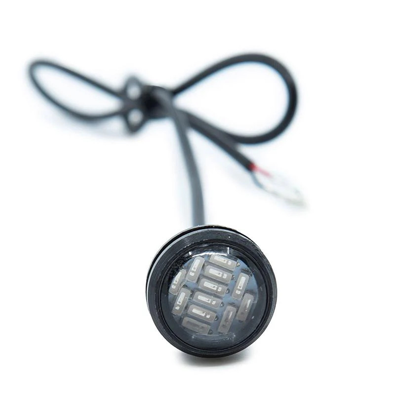 Faro Led Rosso Occhio D'aquila 12V