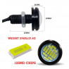 Faro Led Rosso Occhio D'aquila 12V