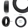 EWHEEL - Pneumatico Tubeless Offroad con Gel 10×2,75-6,5 per monopattino Elettrico