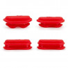 XIAOMI - Red Silicone Cap Set for Electric Scooter