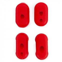 XIAOMI - Red Silicone Cap Set for Electric Scooter