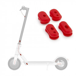 XIAOMI - Red Silicone Cap Set for Electric Scooter