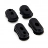 XIAOMI - Black Silicone Cap Set for Electric Scooter