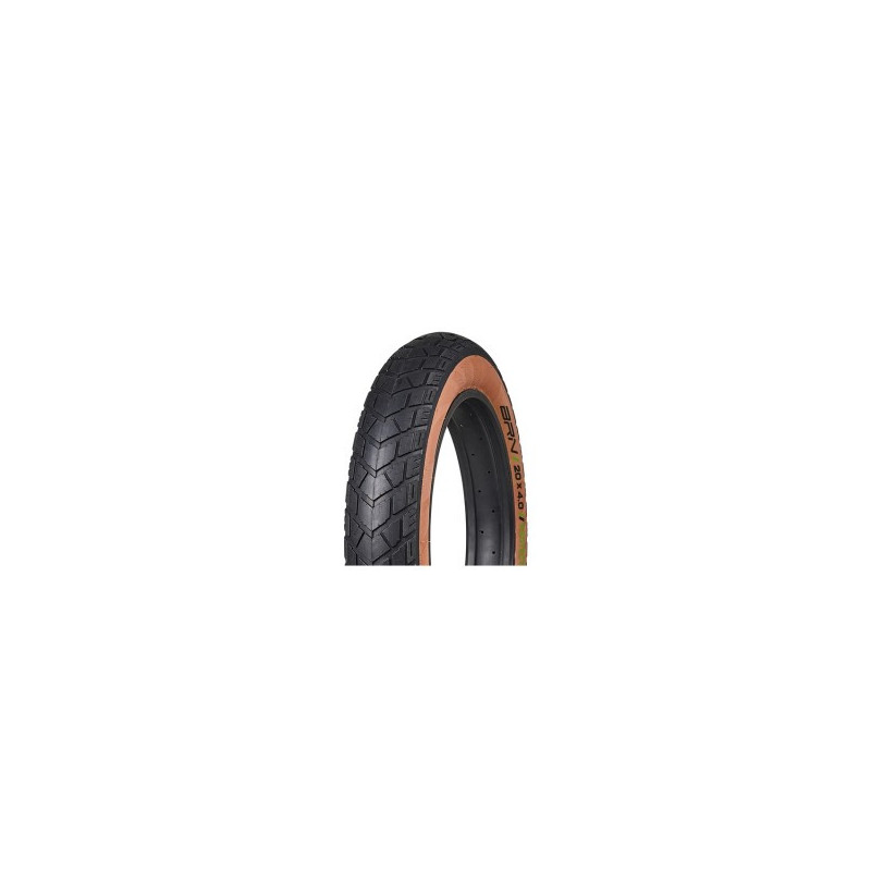 BRN - Copertone Urban 20x4 Nero/Marrone per Fatbike