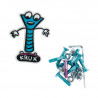 KRUX - Krome Allen Hardware Blue / Pink 1"