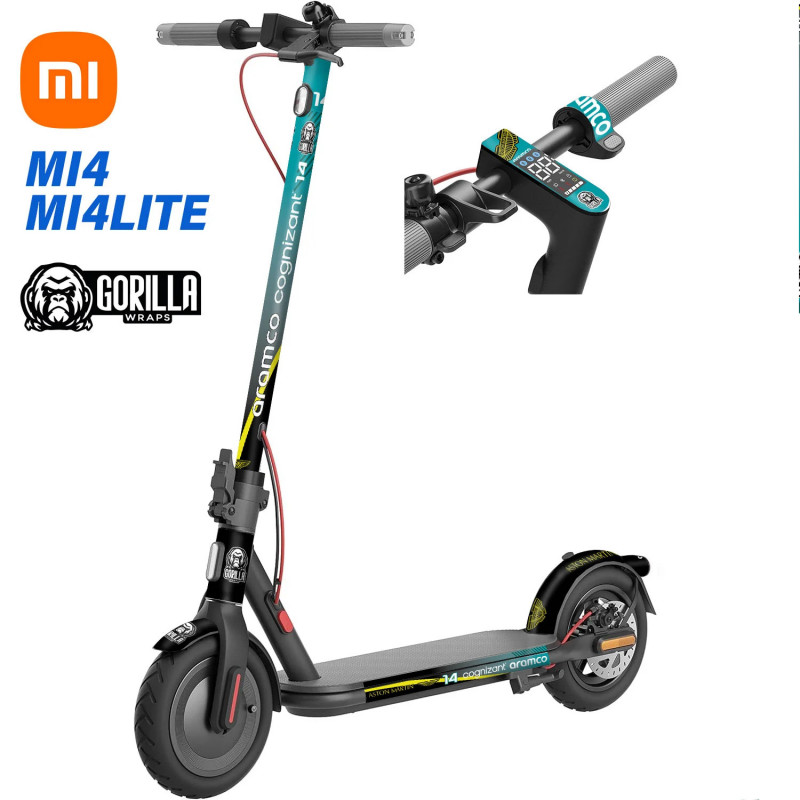 GORILLA WRAPS - Xiaomi MI4 / MI4 Lite Martin & Aramco Electric Scooter Vinyl Wrap