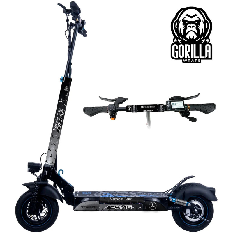 GORILLA WRAPS - Smartgyro Rockway, Speedway, and Mercedes AMG Crossover Electric Scooter Vinyl Wrap