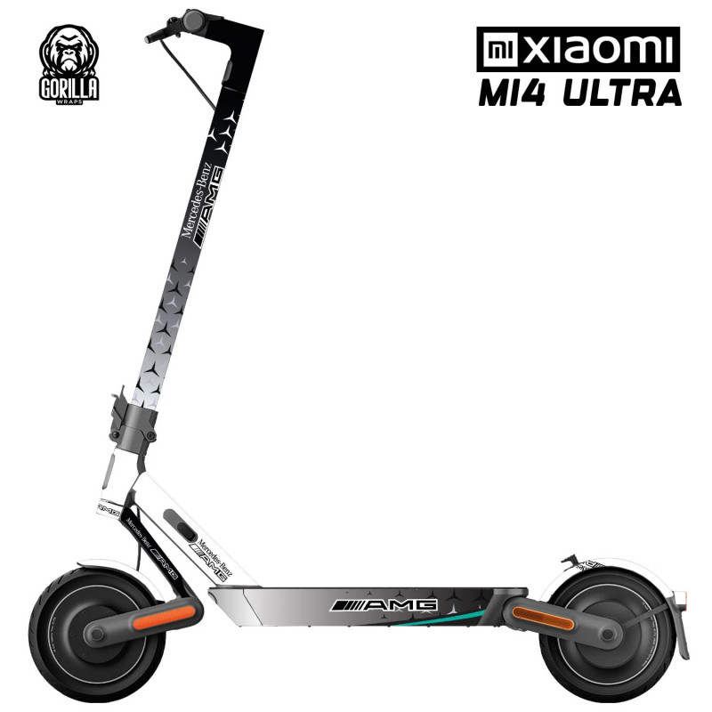 GORILLA WRAPS - Vinile Xiaomi 4 Ultra Mercedes Benz per Monopattino Elettrico