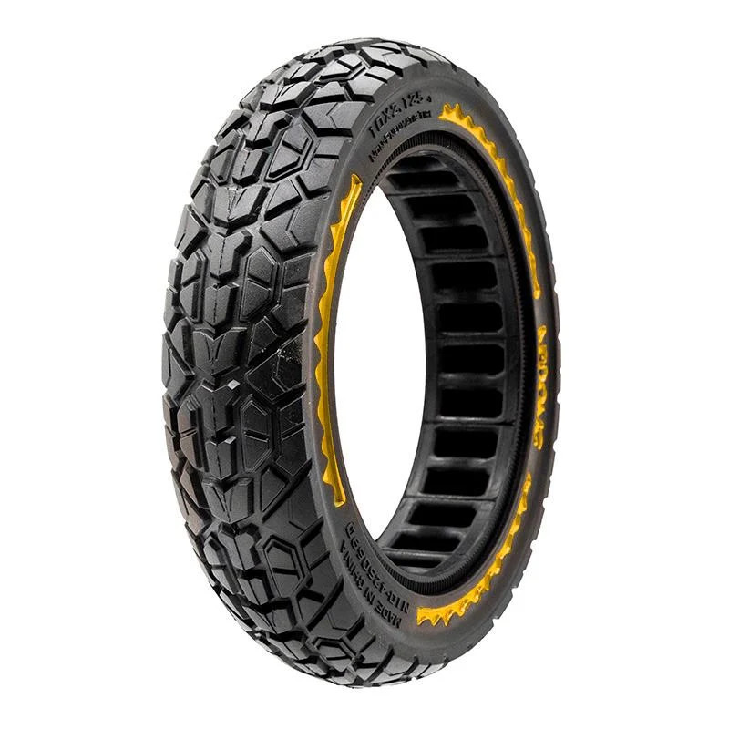 NEDONG - Pneumatico Solido Offroad 10X2.125 - 6.5 (42.5mm) Yellow Per Monopattini Elettrici