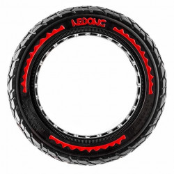 NEDONG - Solid Offroad Tire 10X2.125 - 6.5 (42.5mm) Red For Electric Scooters