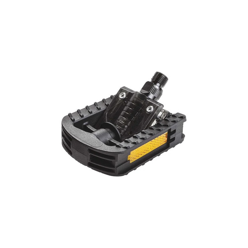 BRN - 90° Folding Pedals Black