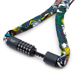 eRIDER360 - Graffiti Fabric Cover Combination Lock