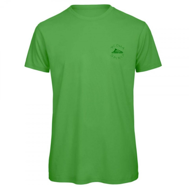 EXTREME GAMES - Green Aloha Spirit Dark Green T-shirt
